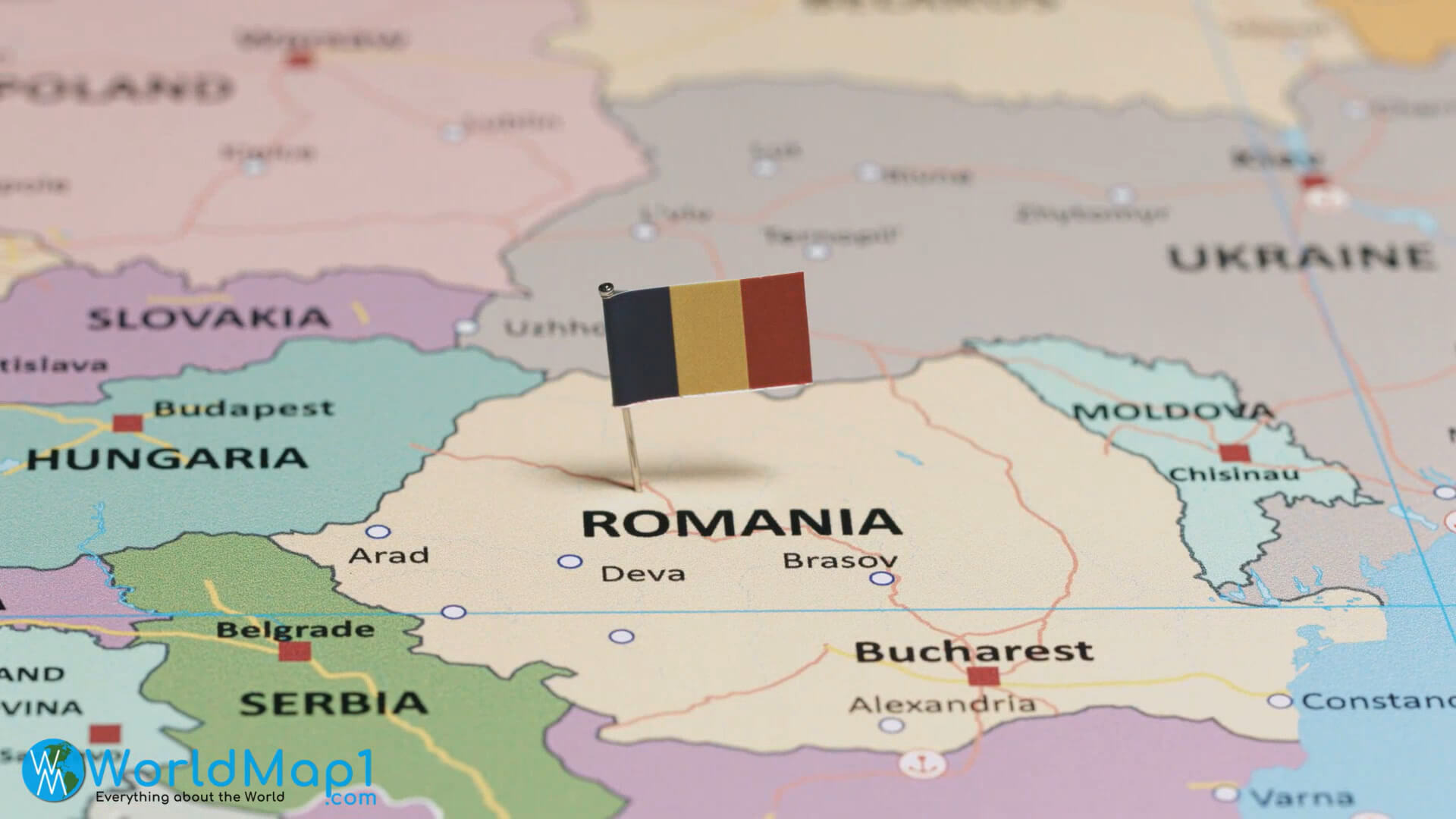 Romania Interactive Map